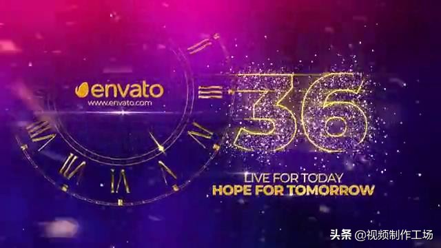 新年开场倒计时动画竖屏,2020跨年倒计时视频惊艳