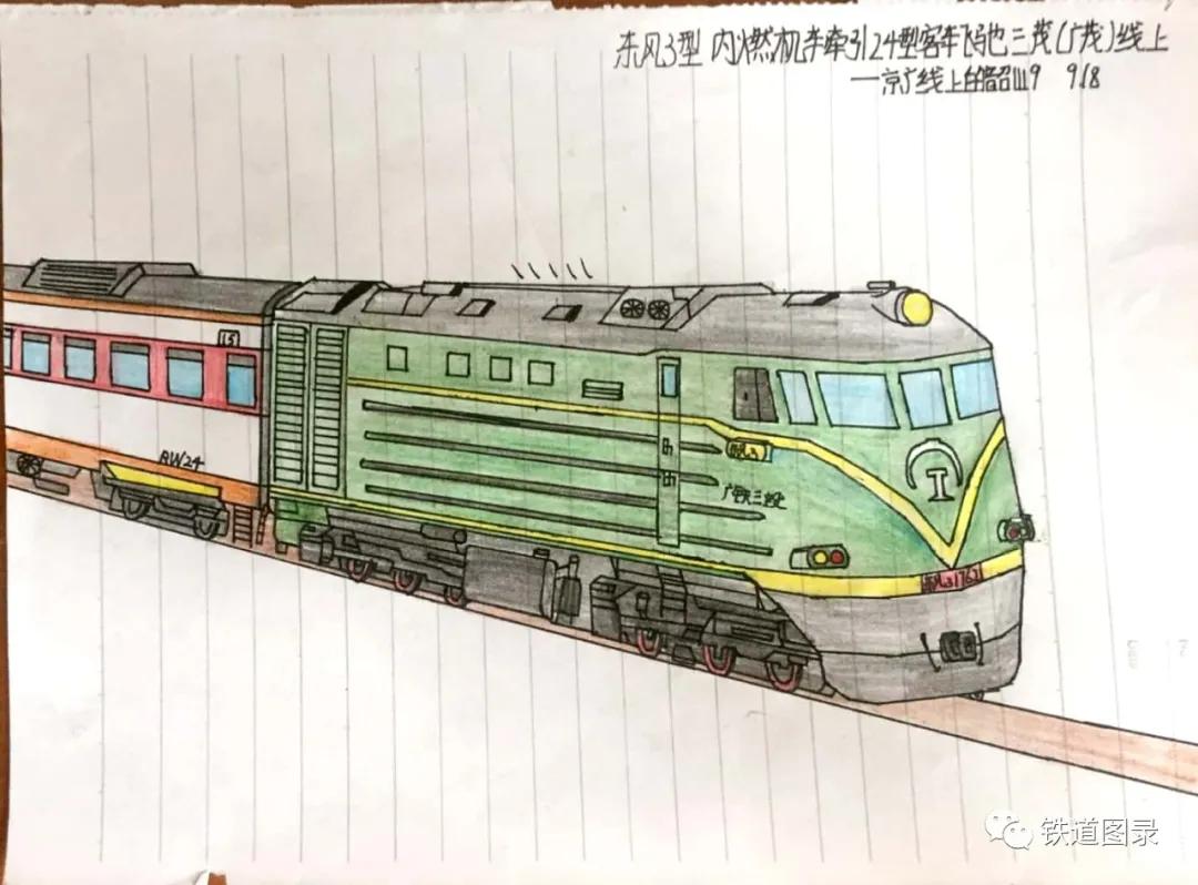 铁路人文：手绘火车