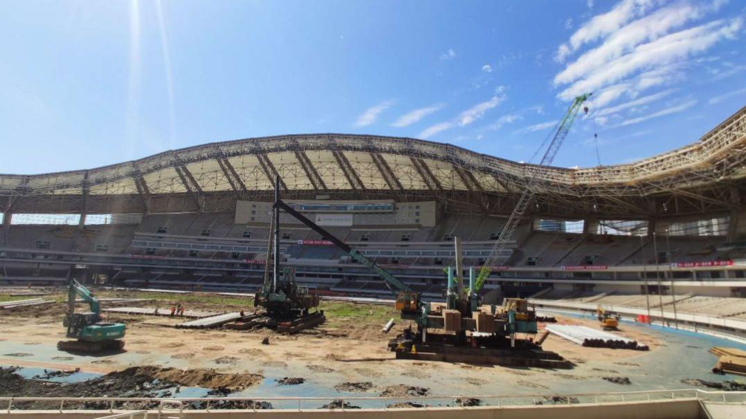 来了！举“市”瞩目的上海体育场带着蓝科减震波纹钢板墙来了