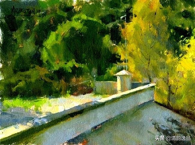 美国艺术家乔biwler油画作品赏析,丽莎印象派油画欣赏