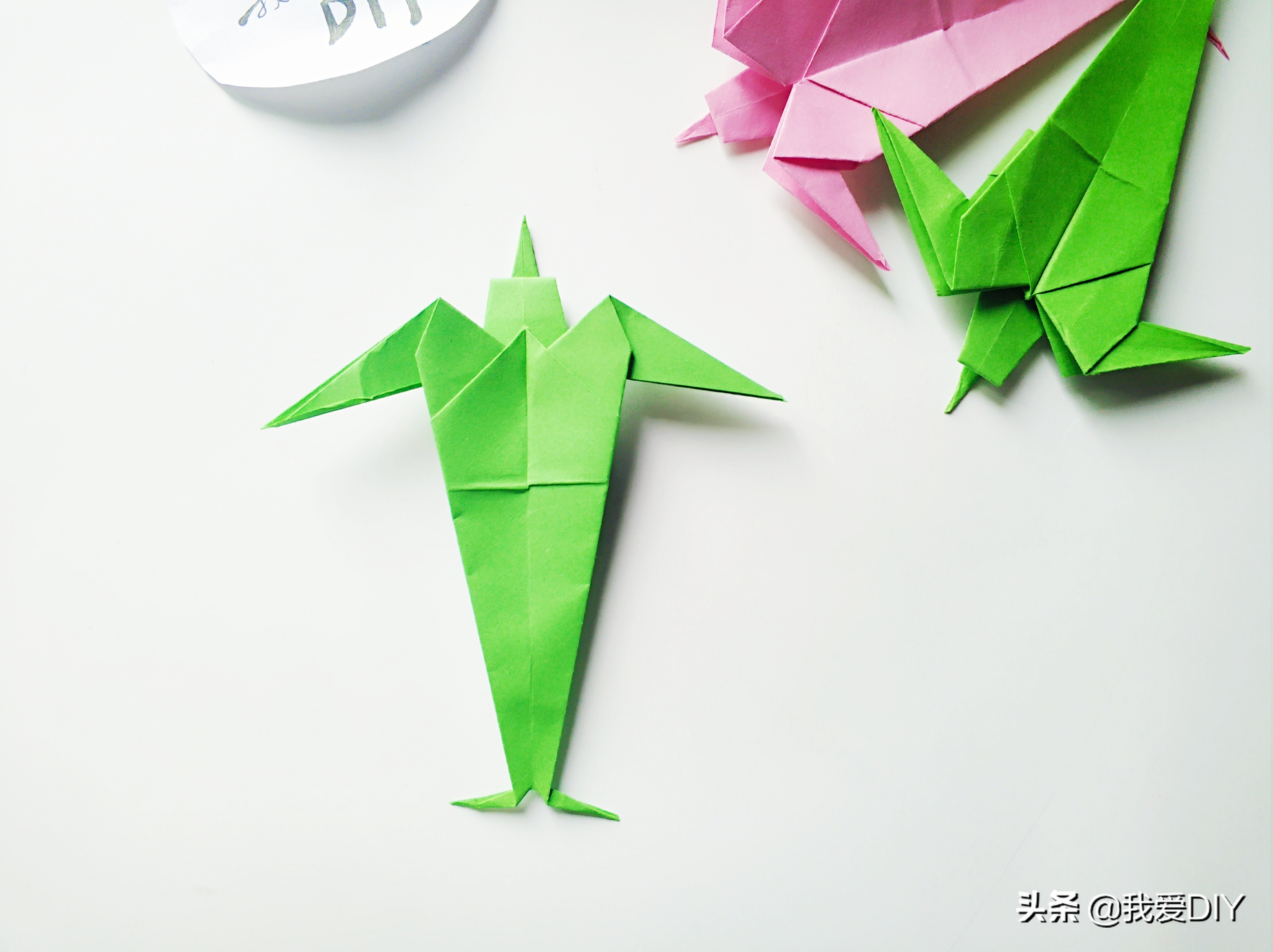 小燕子折纸步骤图解法,小燕子折纸教程简单