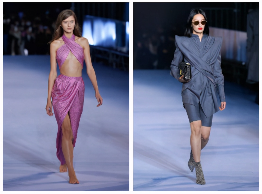 2022春夏巴黎时装周街拍欣赏,2021夏夏高定时装周