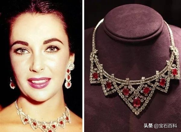 戴红宝石,戴红宝石的女人