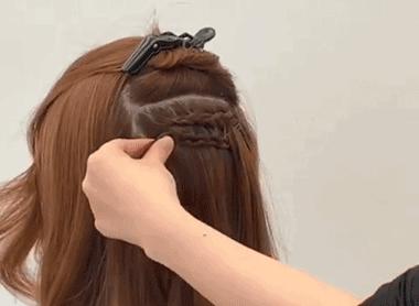 春日懒散头发怎么扎,低层次感中长发怎么打理