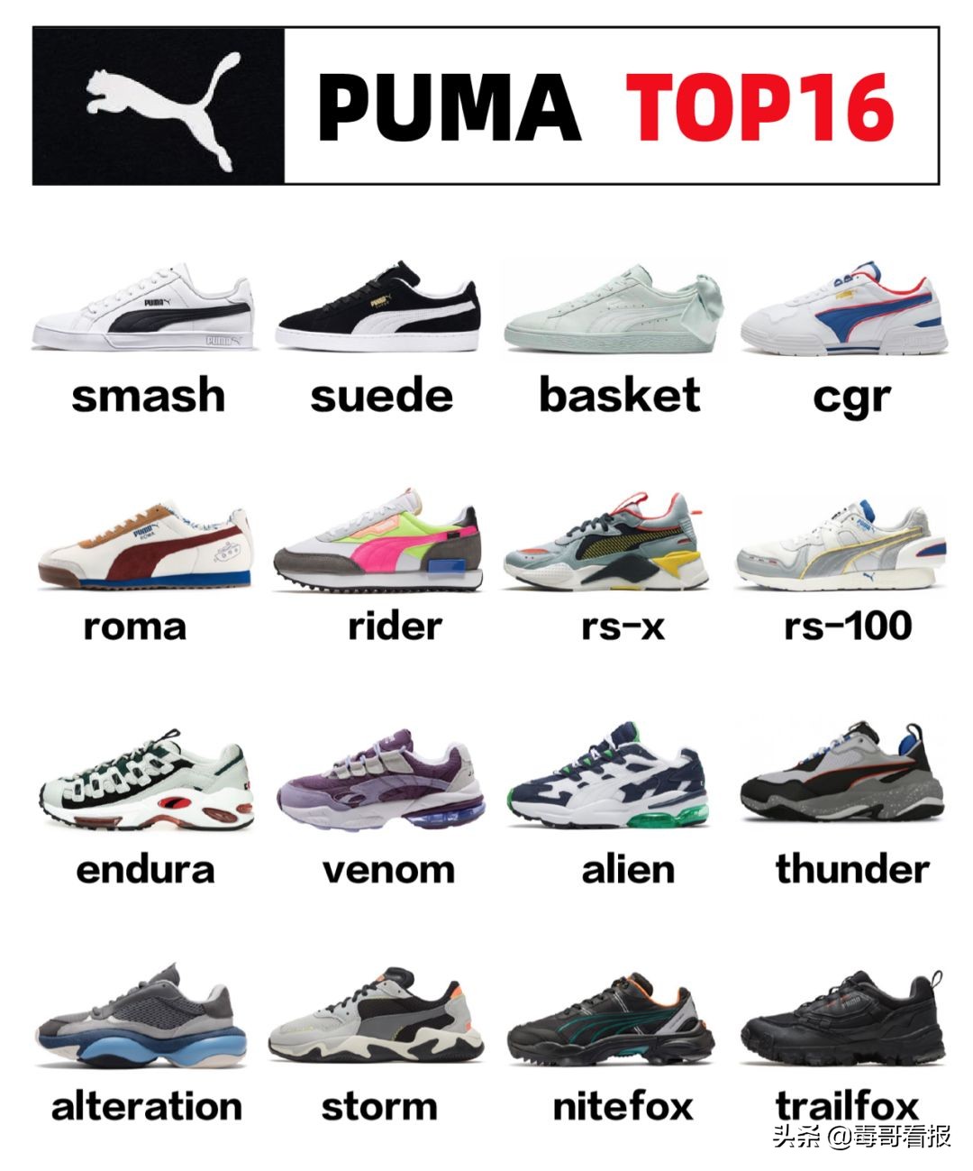 puma经典鞋辨真假,puma全金标鞋子