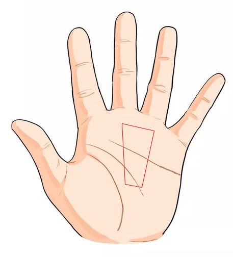 最命苦的手相手型,手中间一条直纹是什么手相