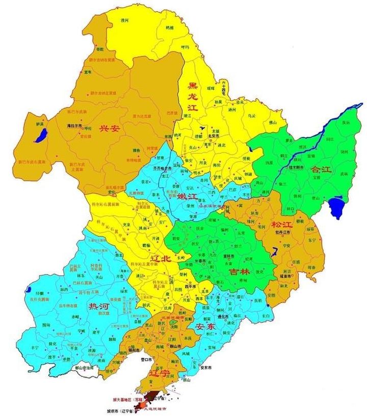 中国已经“消失”的省份（二）东北九省