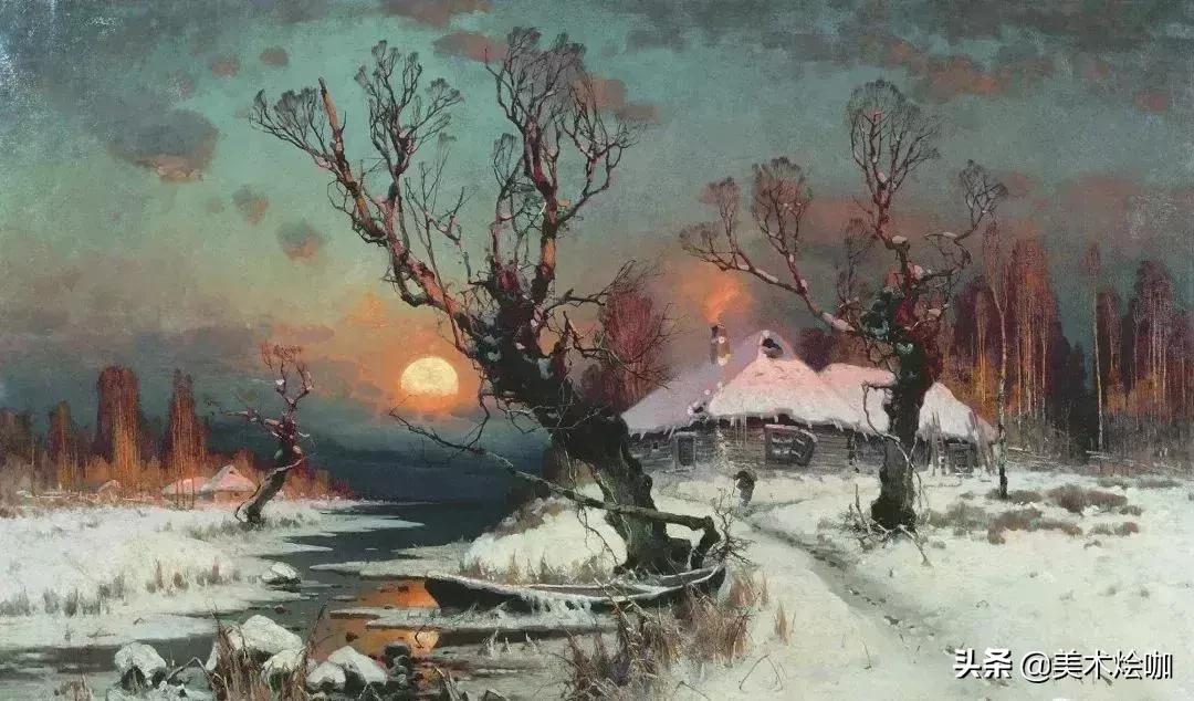 俄罗斯画家的风景油画,俄罗斯画家的油画艺术美到极致