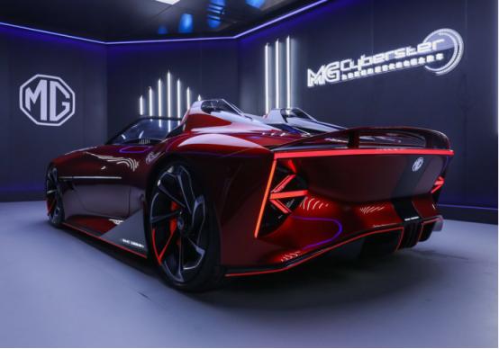 mg首款纯电敞篷跑车首度亮相欧洲,mg跑车最新款