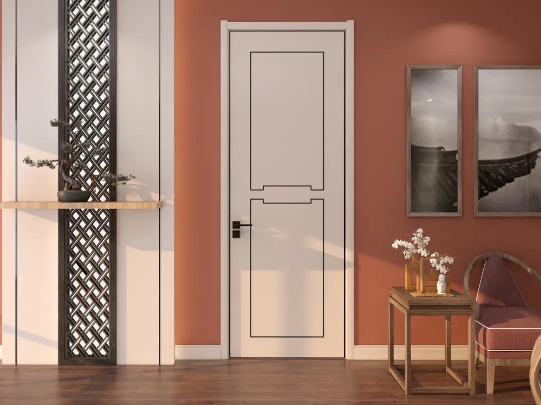 齐柏林灰色木门配什么颜色墙好看,灰色系简约木门