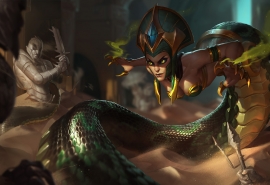 魔蛇之拥卡西奥佩娅万圣节,英雄联盟魔蛇之拥出装