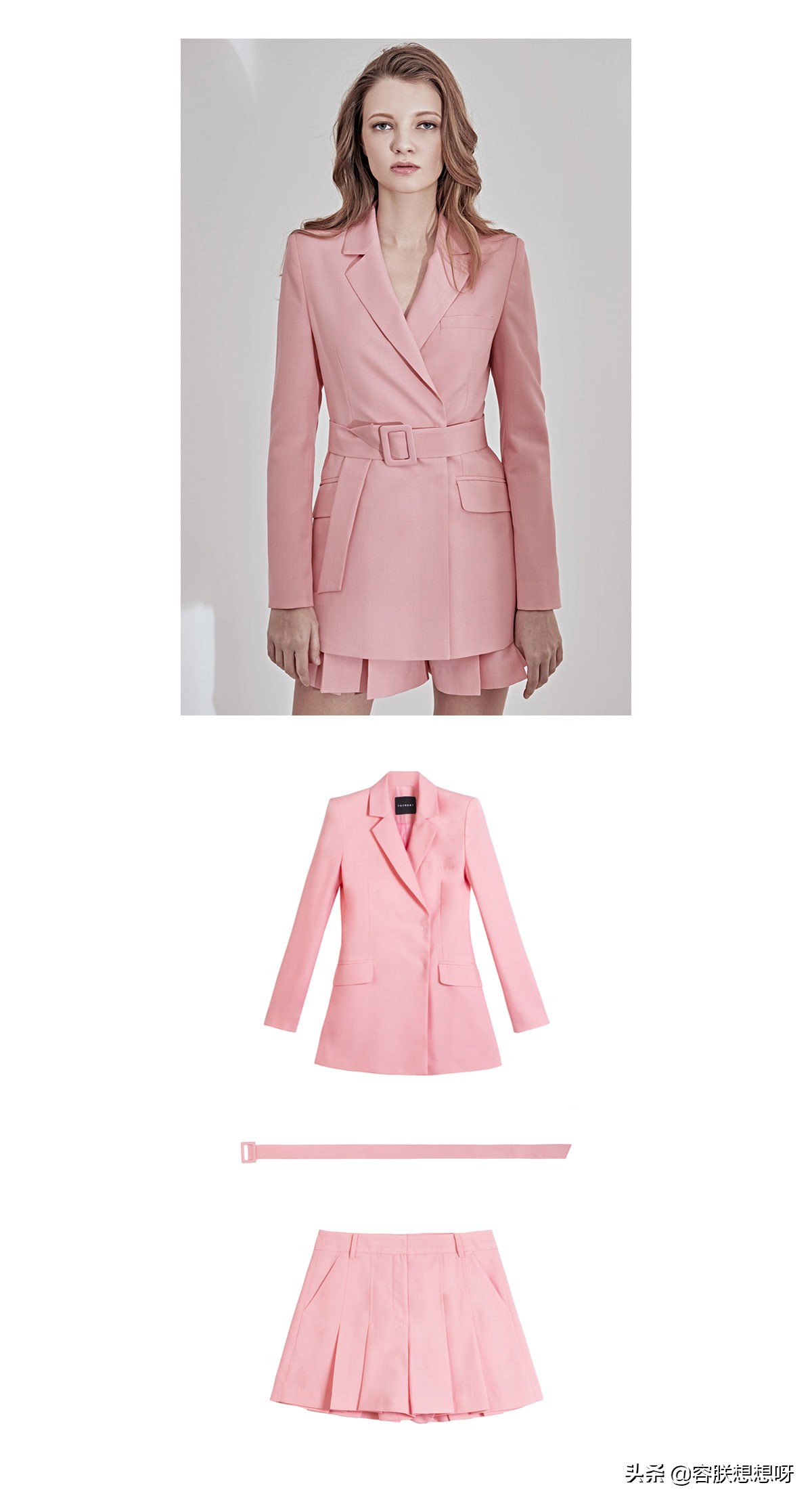 韩版职业装女性穿搭朴敏英 (朴敏英同款西服)