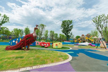 梓山湖恒大养生谷游乐设施,益阳高新活力城梓山湖畔
