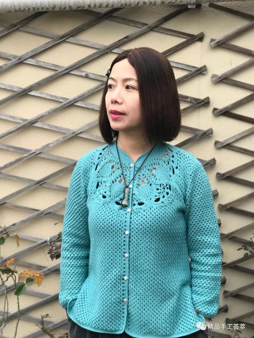 乐织小舍老师的一款中式风格开衫