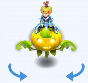 万圣节戴南瓜头,南瓜头和骷髅头万圣节