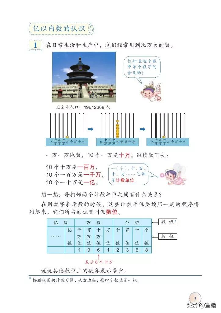 人教版小学数学四年级上电子课本,人教版四年级上册数学电子课本新