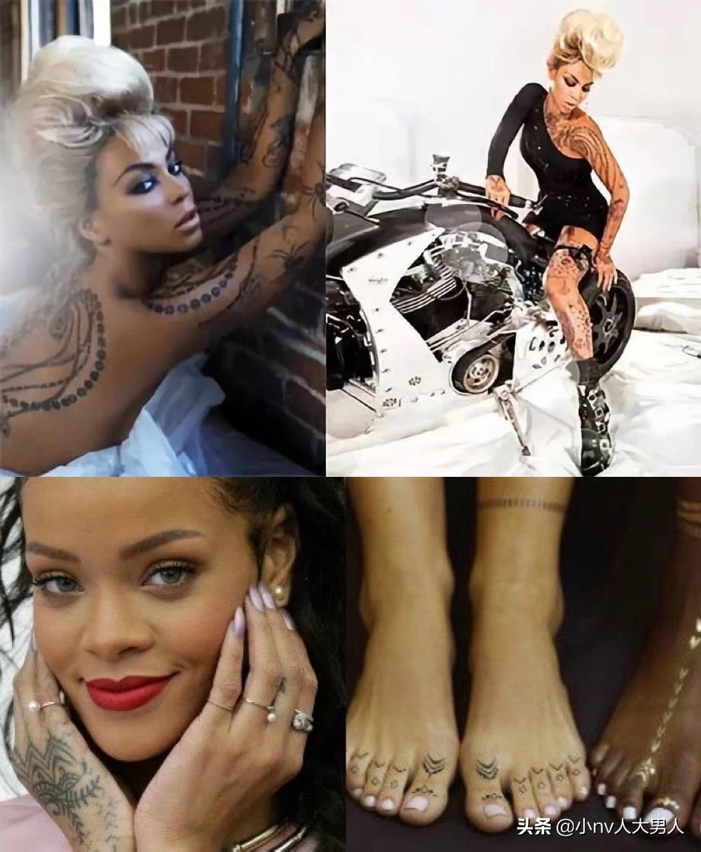 隐藏的纹身贴,压迫感十足的纹身贴