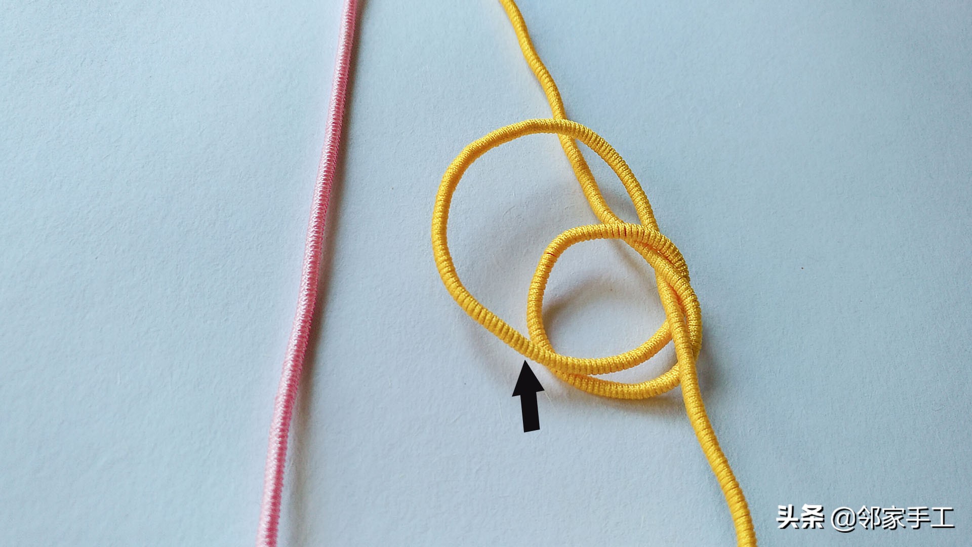 同心结曼陀罗结编法教程慢动作,曼陀罗同心结手绳半成品