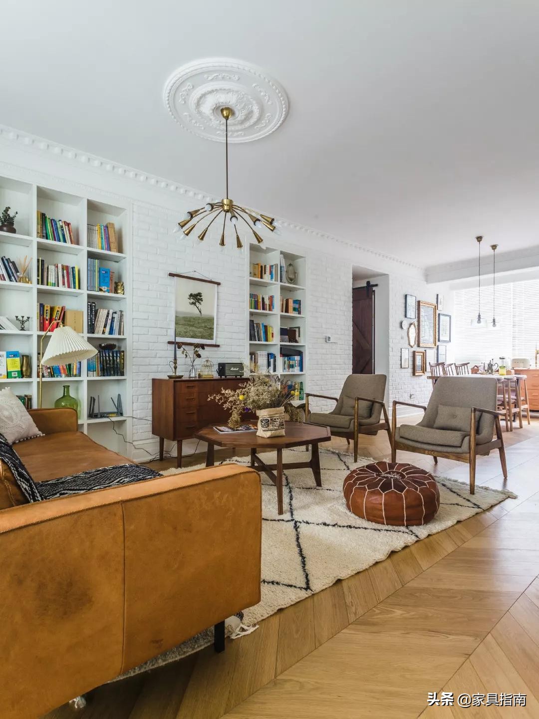 上海宝妈把145㎡四室打造成复古殿堂,成为家居行业的热搜榜