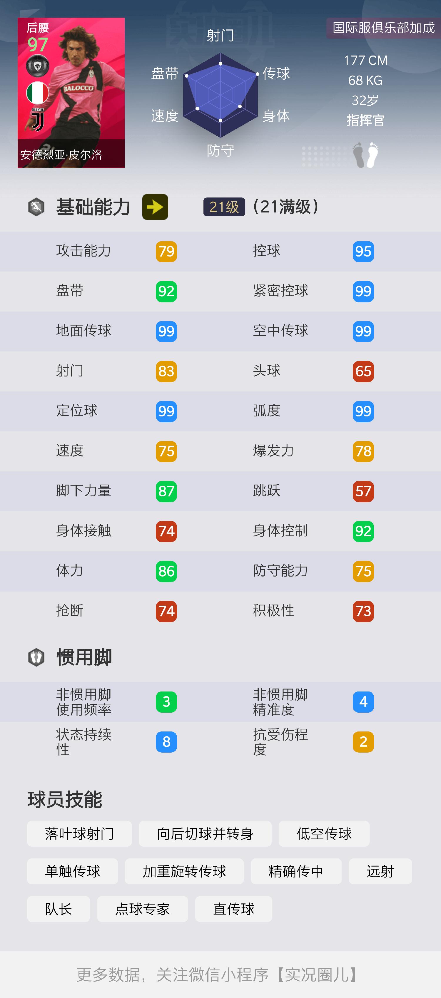 实况足球各位置普卡推荐,兰帕德杰拉德国家队