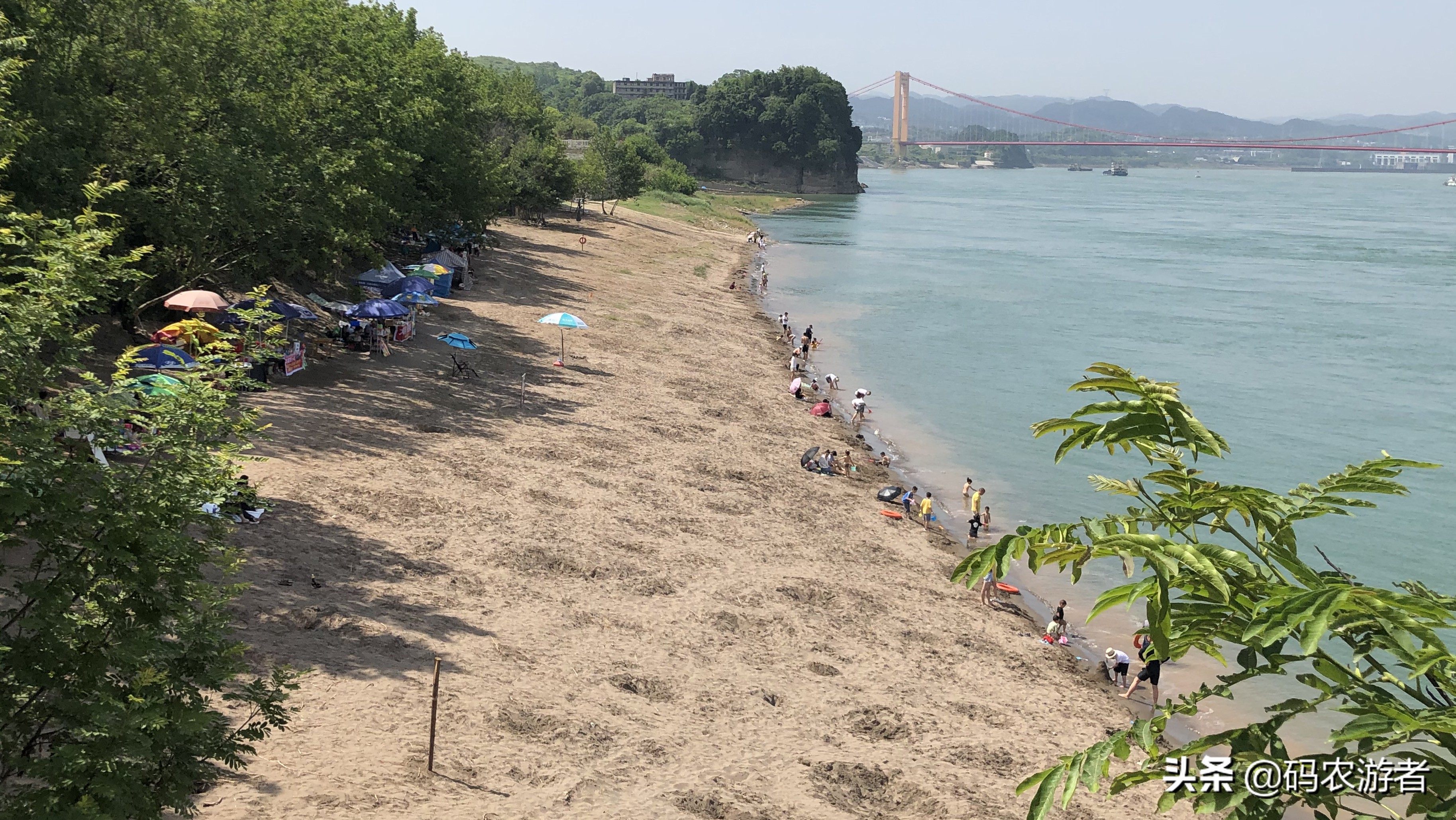 宜昌长江网红沙滩,宜昌沙滩网红地怎么去