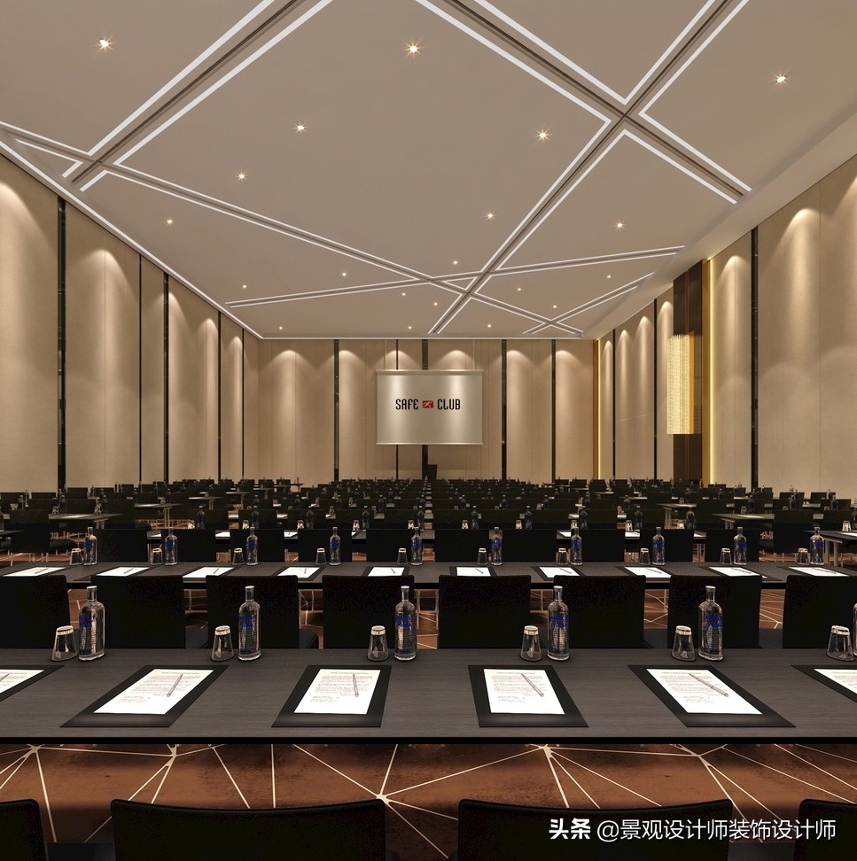 多功能厅设计案例参考图,家庭多功能厅装修效果图