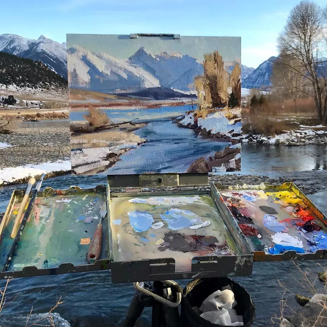 简单又好画的风景写生,最真实的写生画