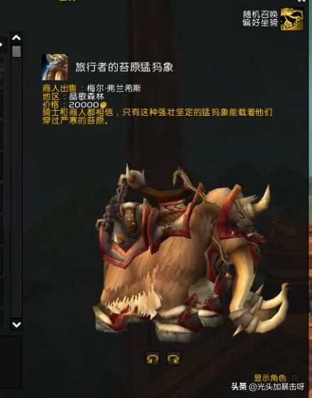 那些年我们见过的拉风坐骑,各种坐骑都有哪些