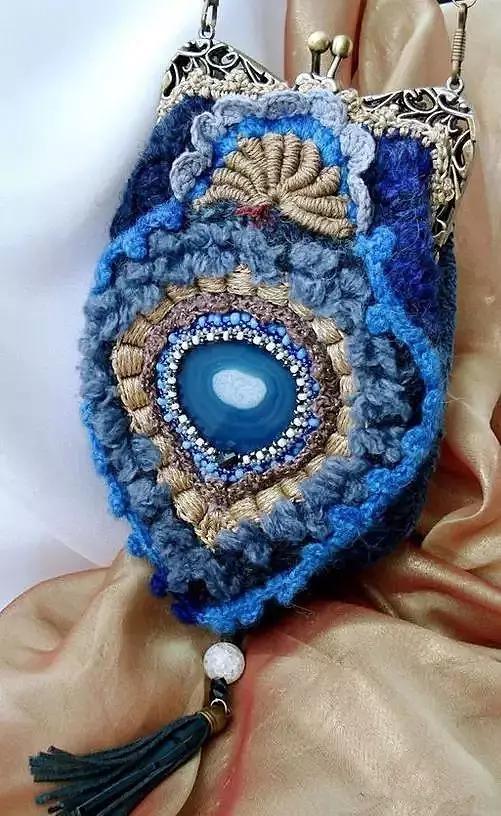 31款超美的爱尔兰钩花包，绝对让你爱不释手，独特的美！附教程