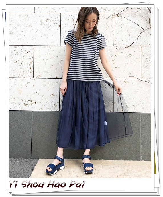 女生网纱裙穿搭技巧,夏天半身网纱裙的穿搭方法