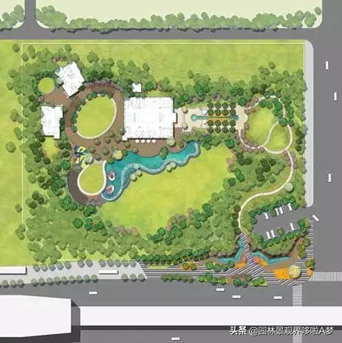 100张水景设计图,景观设计元素整理图