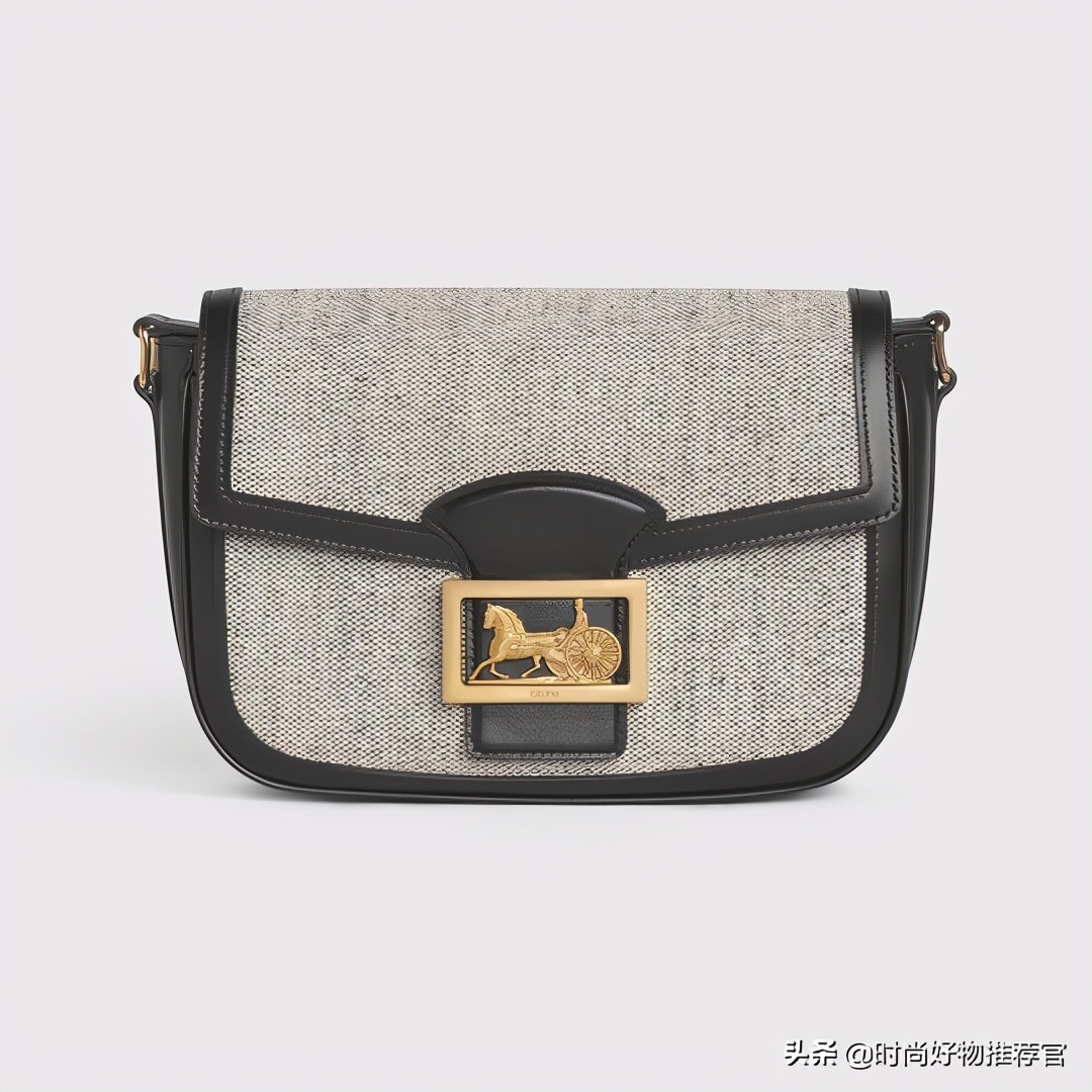 celine标志印花横款手袋,celine新款牛皮革手袋