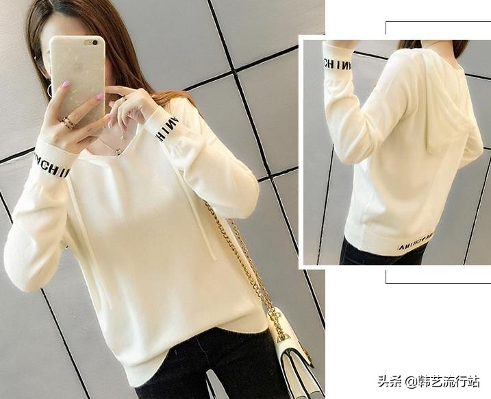2020元旦韩国发布的新款毛衣款，再次流行休闲款，主题细节带个性