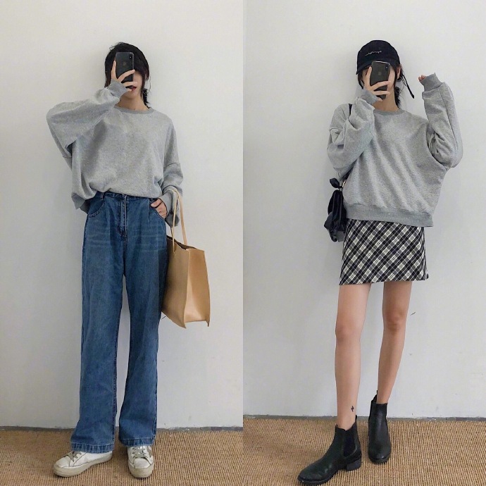 冷春轻熟造型图片,轻熟复古休闲百搭春季时尚