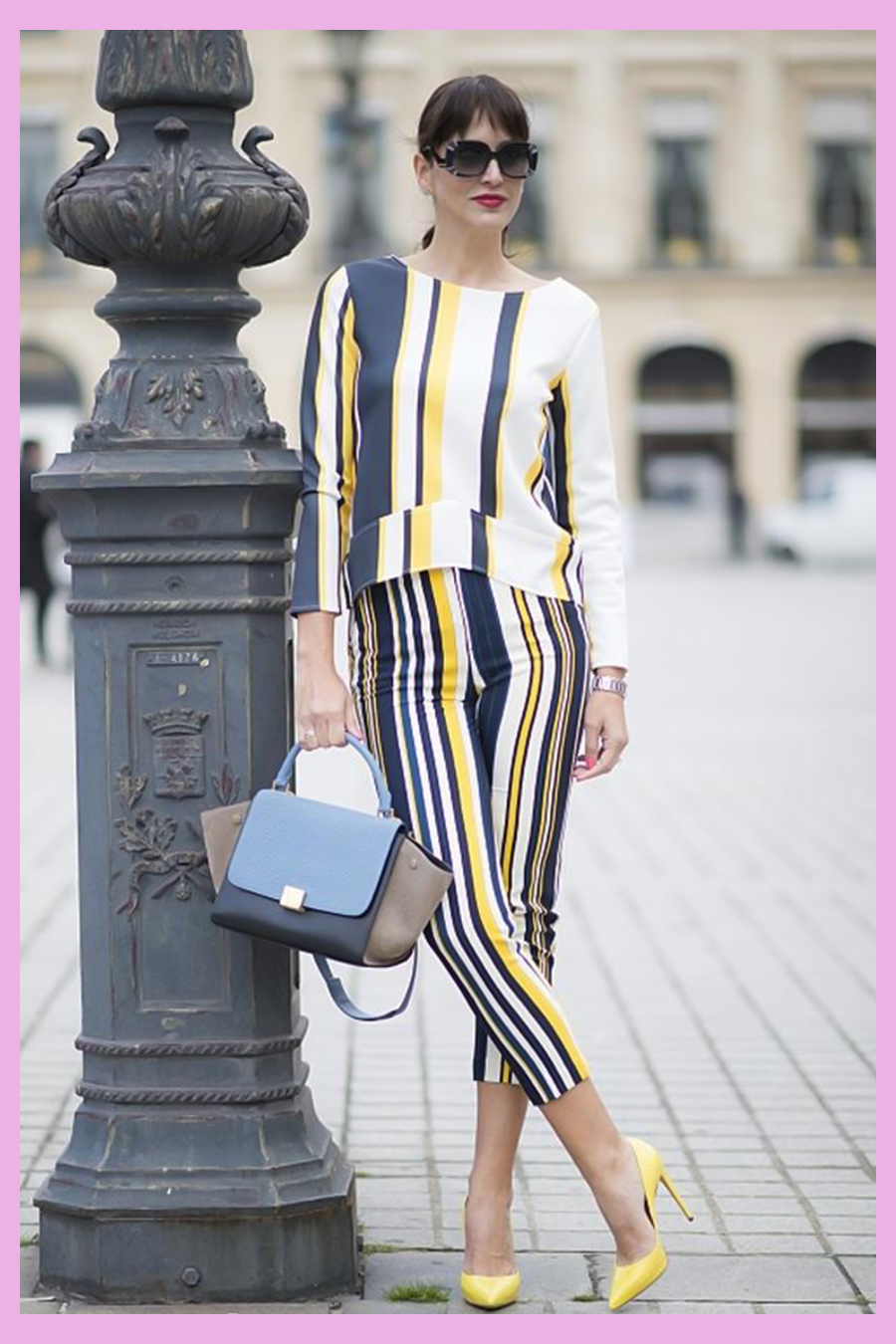 条纹衫高级搭配法,条纹控很好看的一件条纹小衫