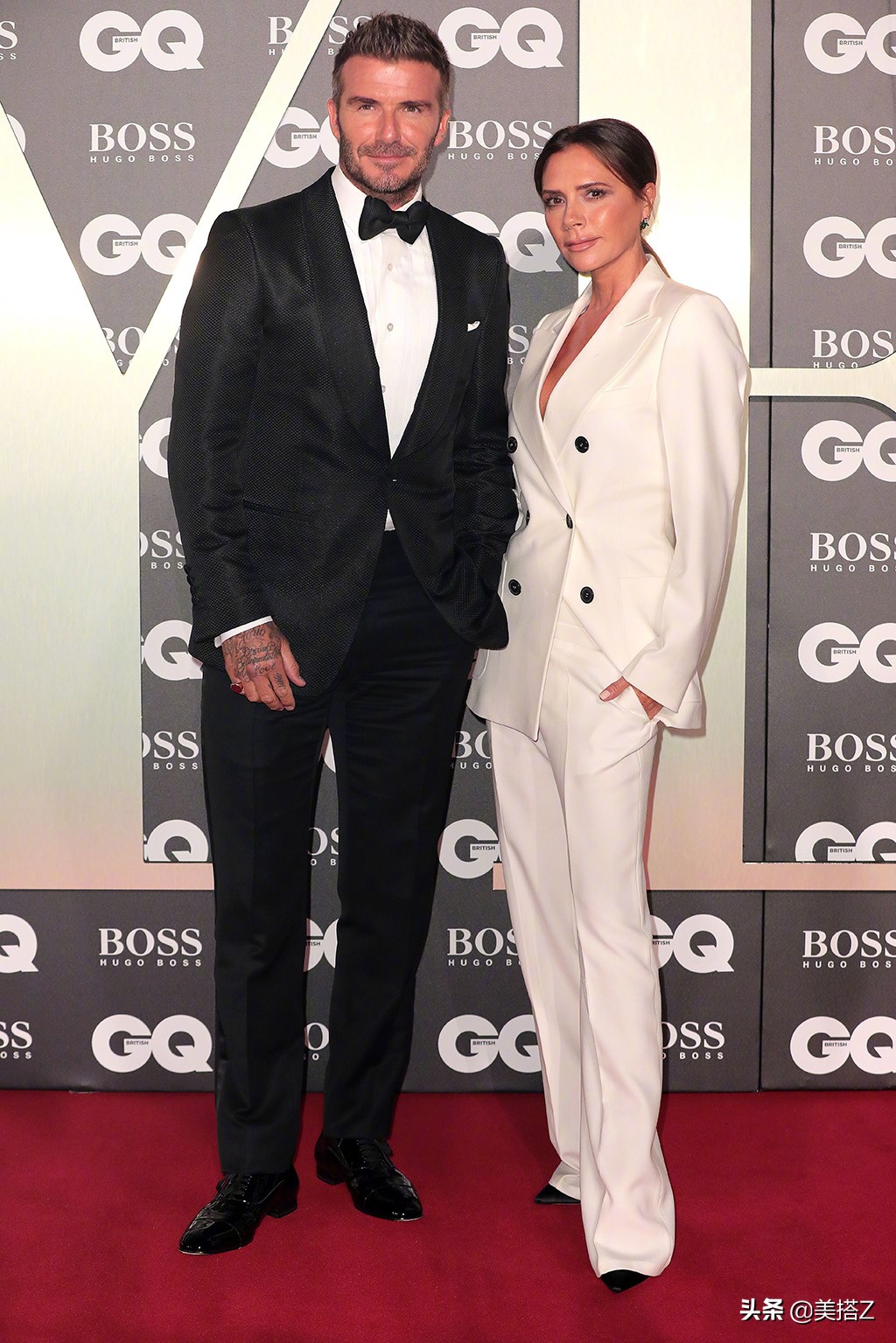 angelababy和贝克汉姆同框,baby变daddy明星混剪