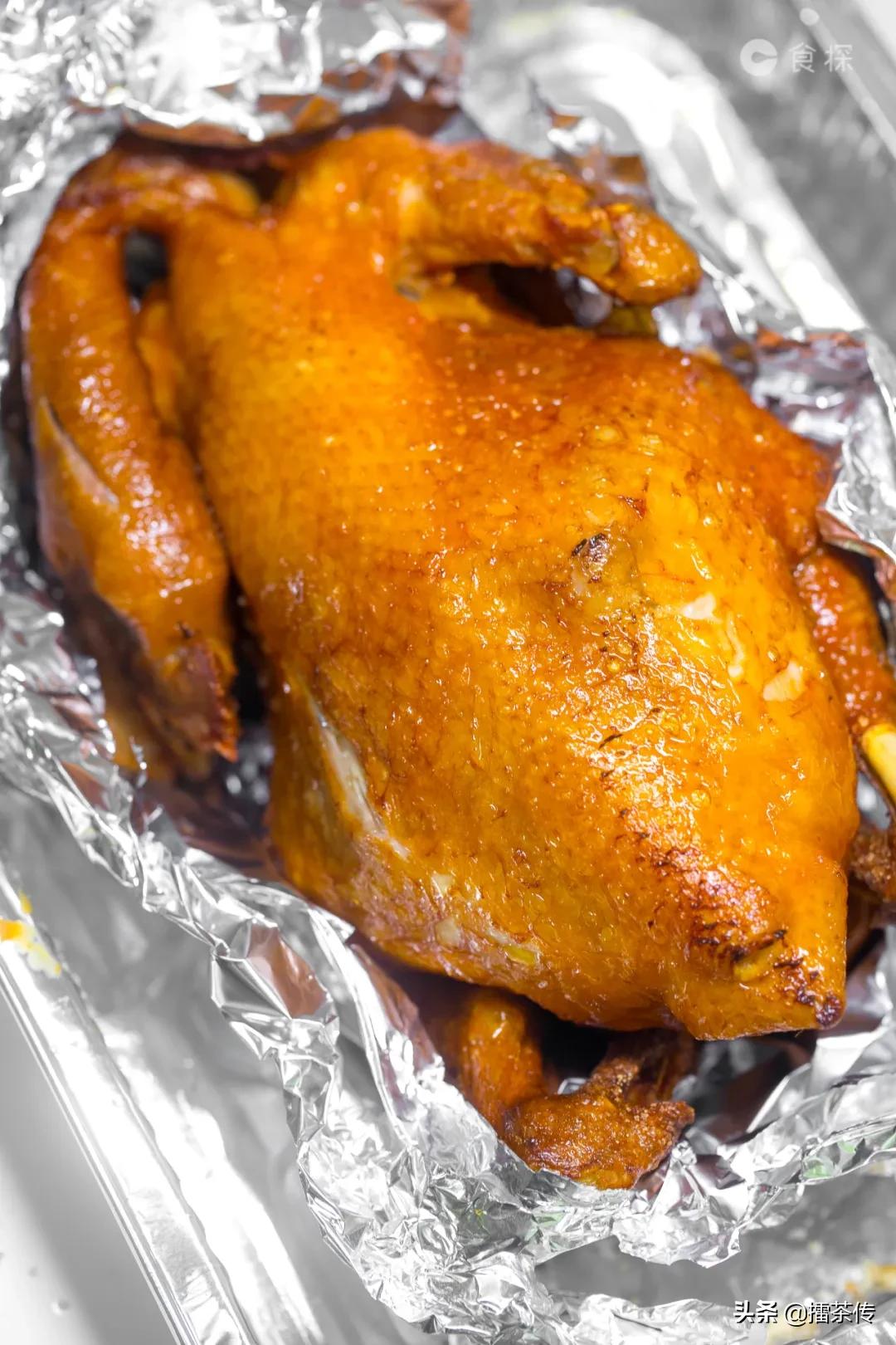 把鸡放进鸭肚子,把鸡塞进高压锅