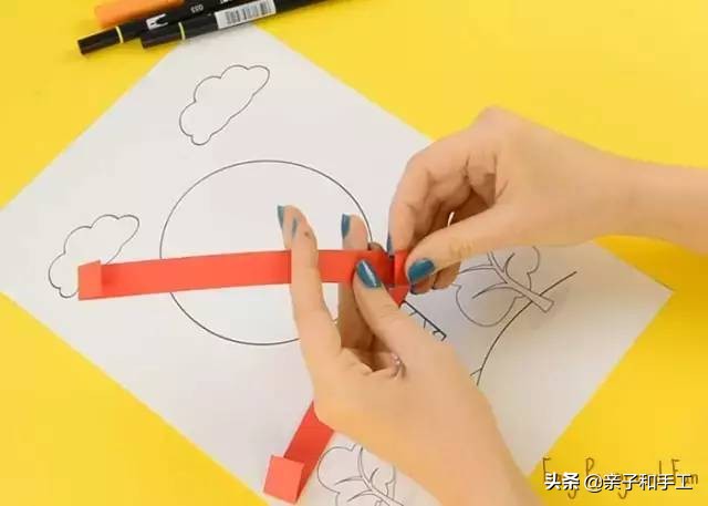 幼儿园气球手工贴画,创意手工气球印画