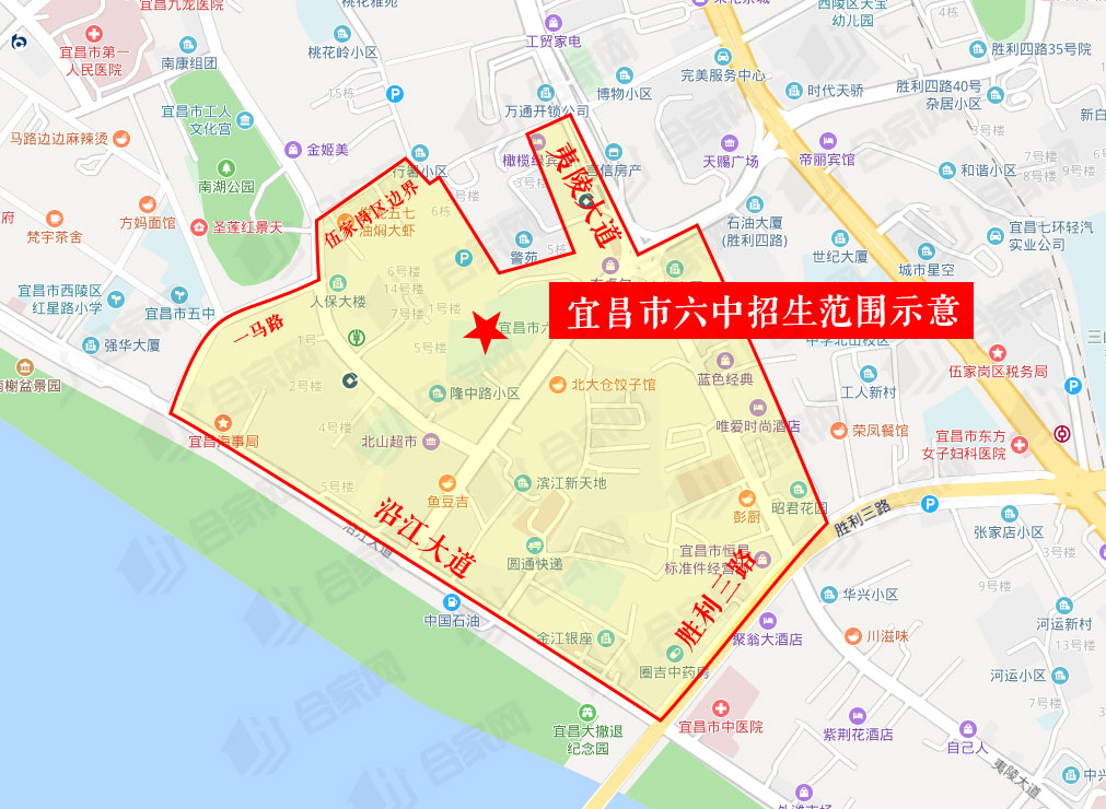 2024伍家岗学区划分图,伍家岗买学区房买哪里