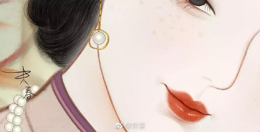 她笔下的女人韵味十足,他笔下的女子美得倾国倾城