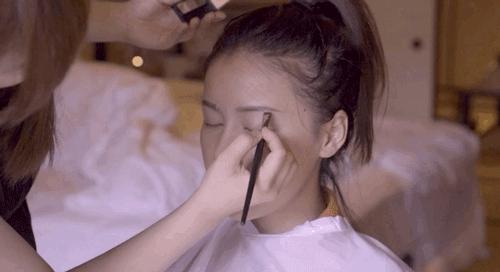 日系化妆教程石原里美,日本化妆师给徐老师化成石原里美