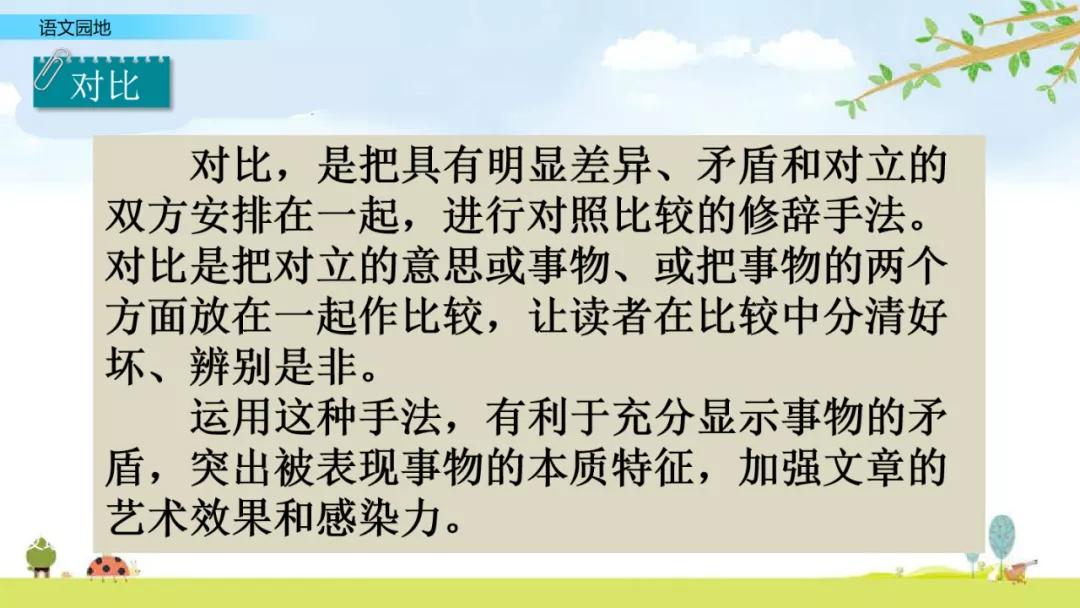 五年级上册语文园地八讲解课件ppt,部编五年级语文上册必考知识点
