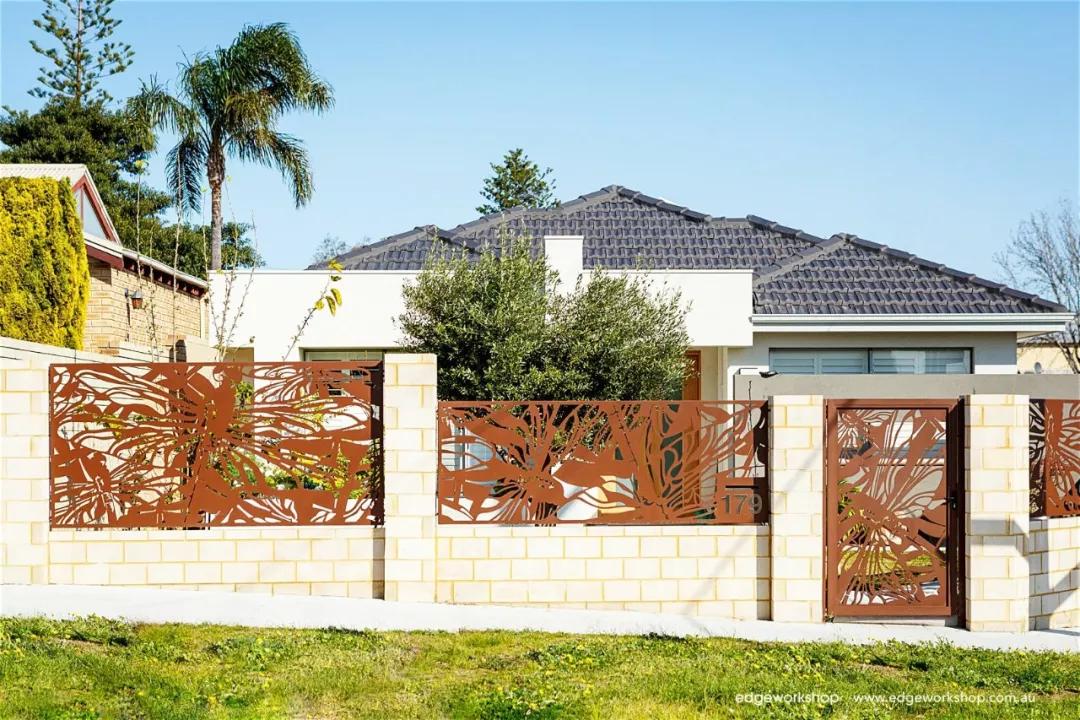 农村小院围墙设计花式围墙,围墙的设计效果图大全集