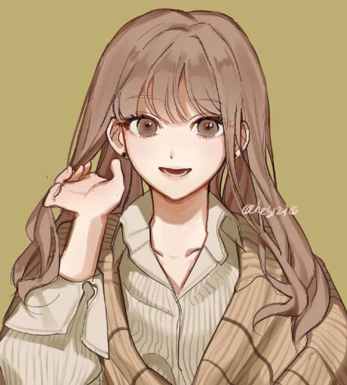 小仙女专用可爱人物头像,插画少女可爱卡通头像