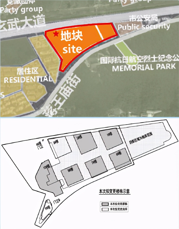 南京市东方城108号地块项目规划许可变更批前公示