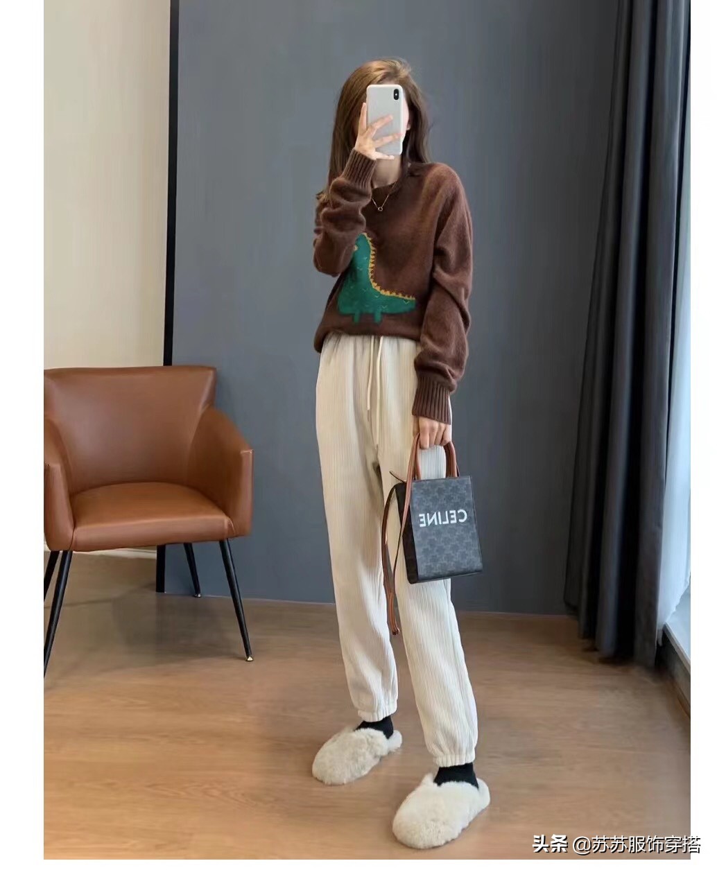 雪尼尔束脚裤正品女冬季加绒,雪尼尔休闲裤灯芯绒女裤