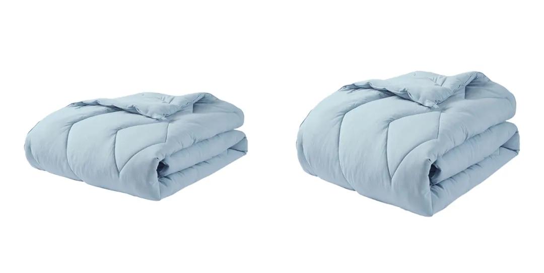 不易睡扁超软糯!羽丝绒填充,银离子抗菌被芯,一年四季都好睡