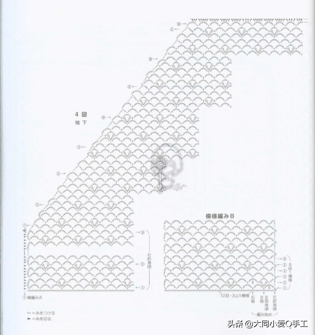 夏季镂空罩衫钩针编织,春夏季百搭钩针小开衫有编织图解