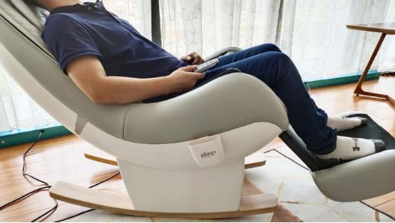 分享我的高颜值新宠，能躺能摇还会按摩松骨