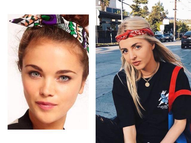 女生如何扎发带更时尚,用一条发带变造型